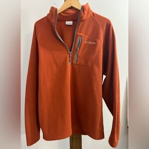 Columbia Orange Quarter-Zip‎ Pullover